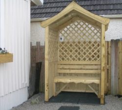 Garden Arbour with seat