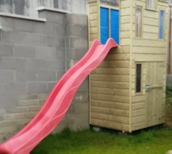 Castle with slide
