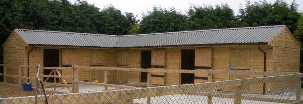Garden sheds and stables